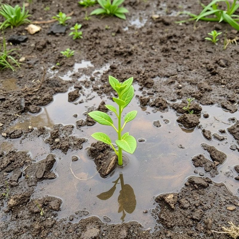 Saturated roots can leave a vine short of usable water Saturated roots can leave a vine short of usable water