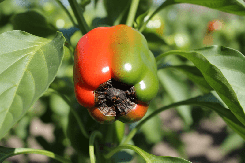 Separate poor fruit set from blossom-end rot Separate poor fruit set from blossom-end rot