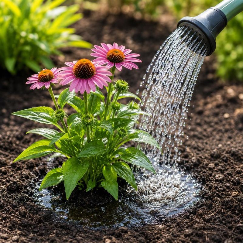 Shallow or inconsistent watering is one possible summer stressor