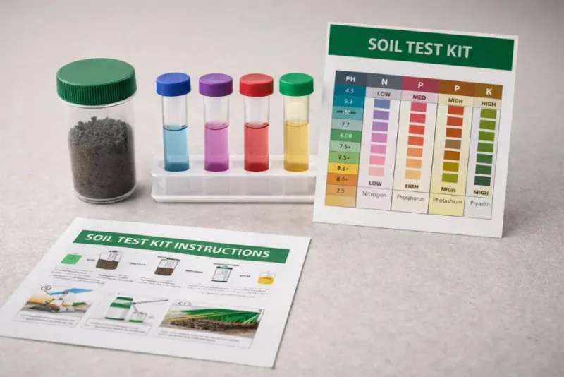Use soil tests and local guidance before adding amendments