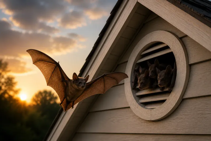 Welcome bats outdoors without creating a home-safety problem Welcome bats outdoors without creating a home-safety problem