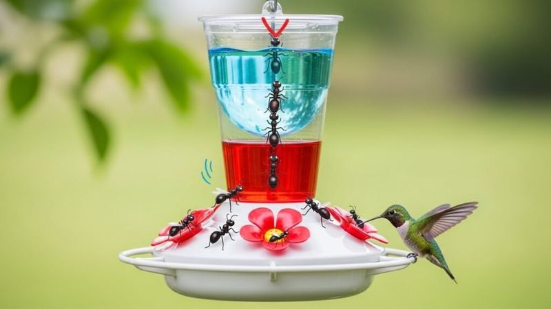 What can undo a hummingbird-friendly yard?