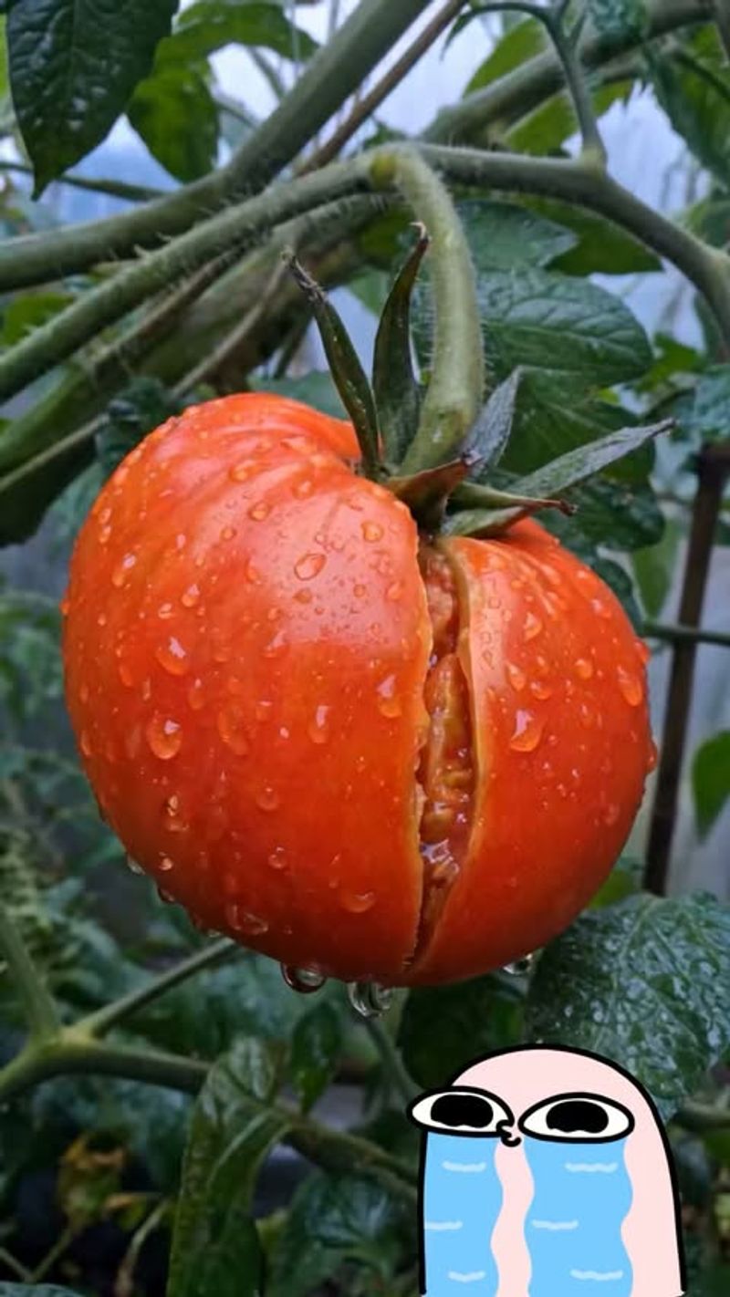 Why changing water availability splits ripening fruit Why changing water availability splits ripening fruit