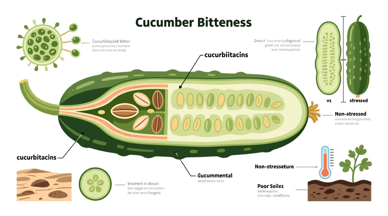 Why cucumbers can taste bitter