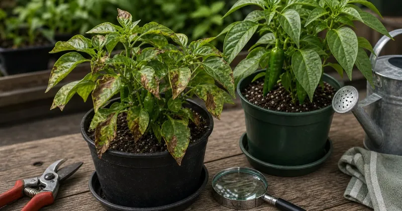 A Lush Pepper Needs Diagnosis Before Fertilizer A Lush Pepper Needs Diagnosis Before Fertilizer