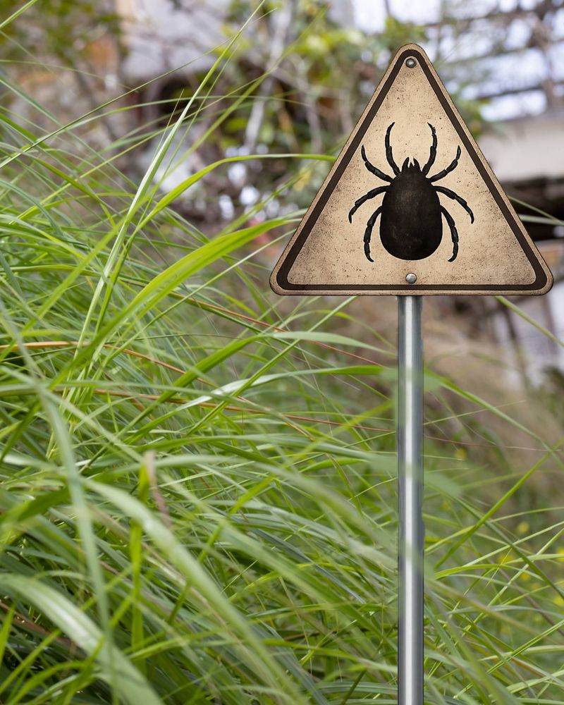 A Privacy Screen Does Not Repel Ticks