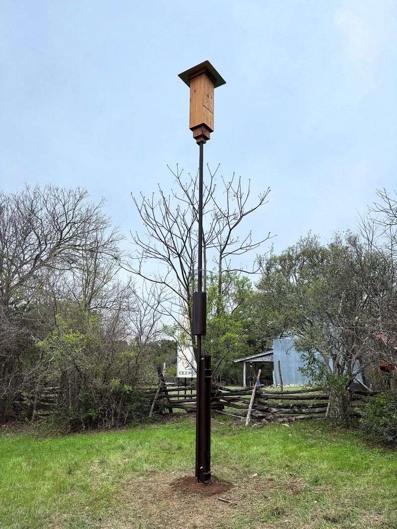 A bat house provides roosting habitat, not mosquito control