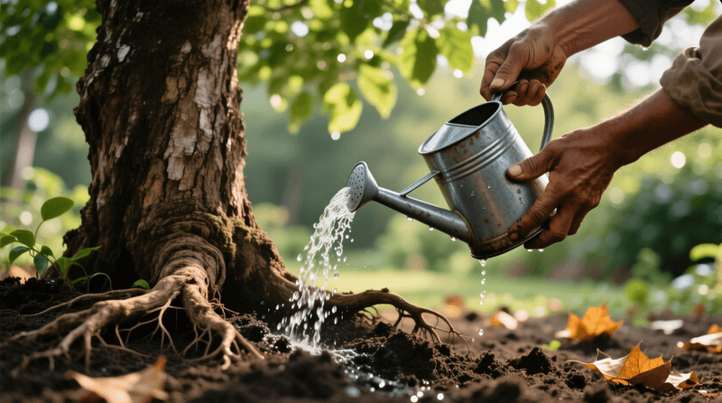 A soil probe tells you when the water has reached the target depth