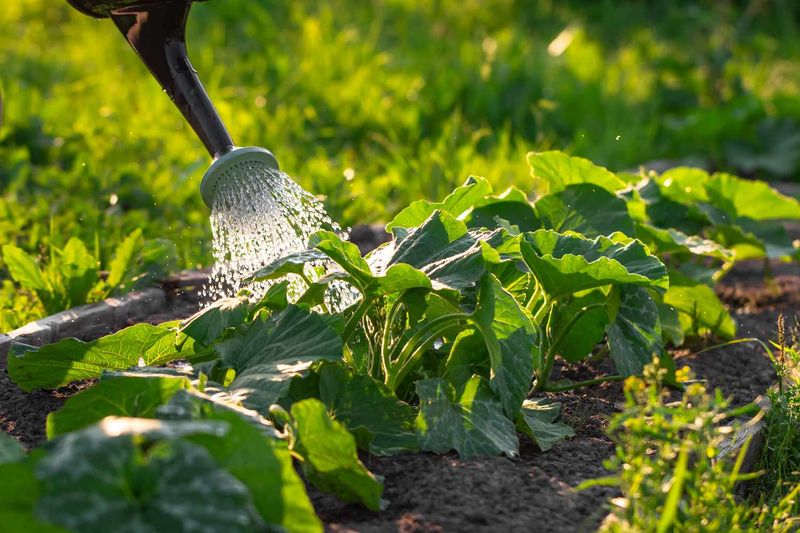 Adjust the water target to your garden