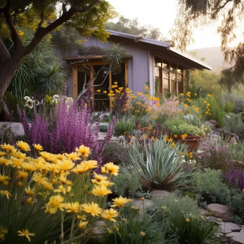 Arrange the yard as open ground beside scattered cover Arrange the yard as open ground beside scattered cover