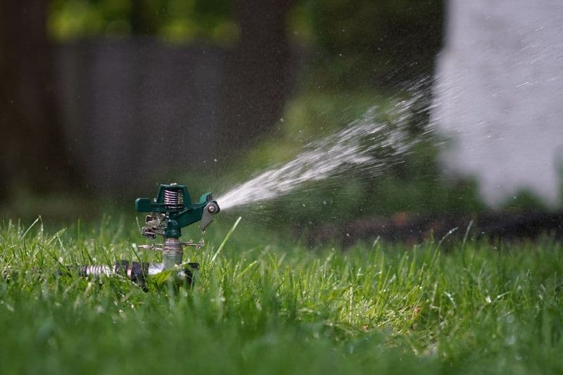 Both too little and too much water can thin turf