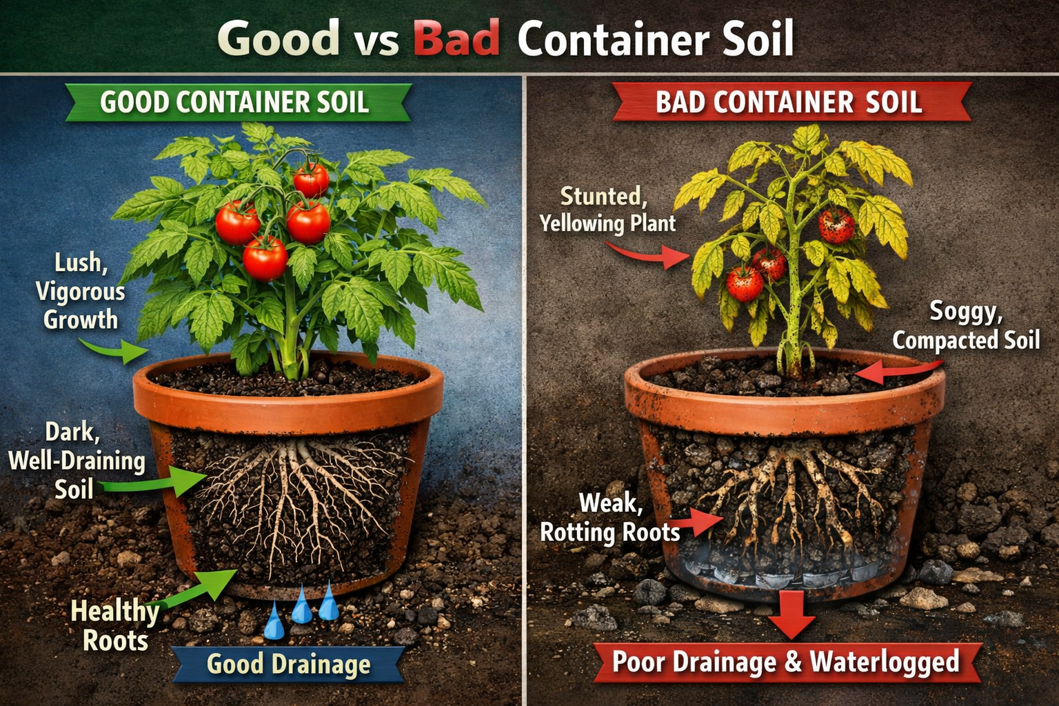 Build a well-drained root environment
