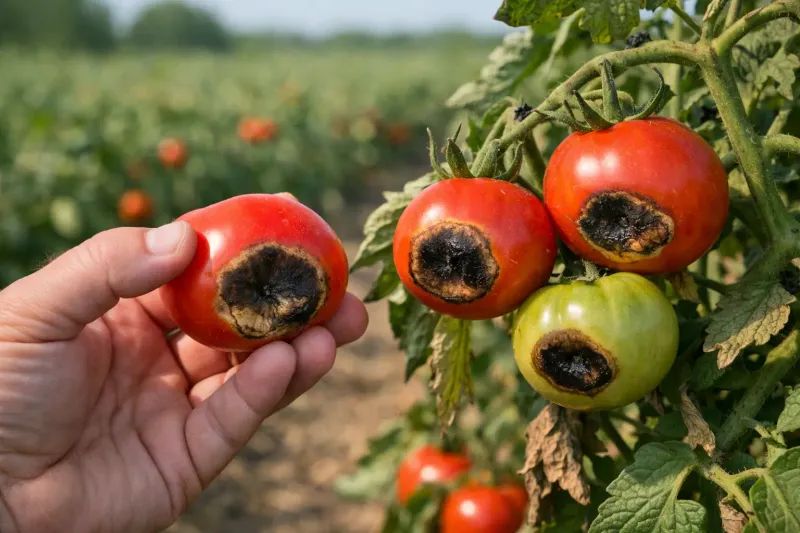 Check for other causes before calling it blossom-end rot