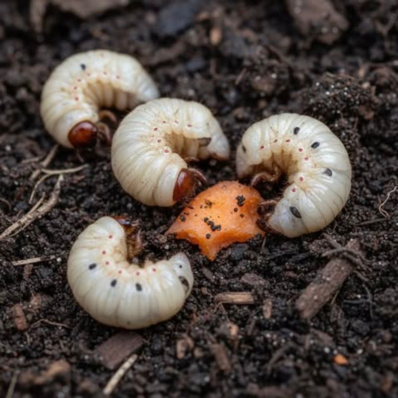 Confirm that grubs—not drought or disease—are causing the damage Confirm that grubs—not drought or disease—are causing the damage