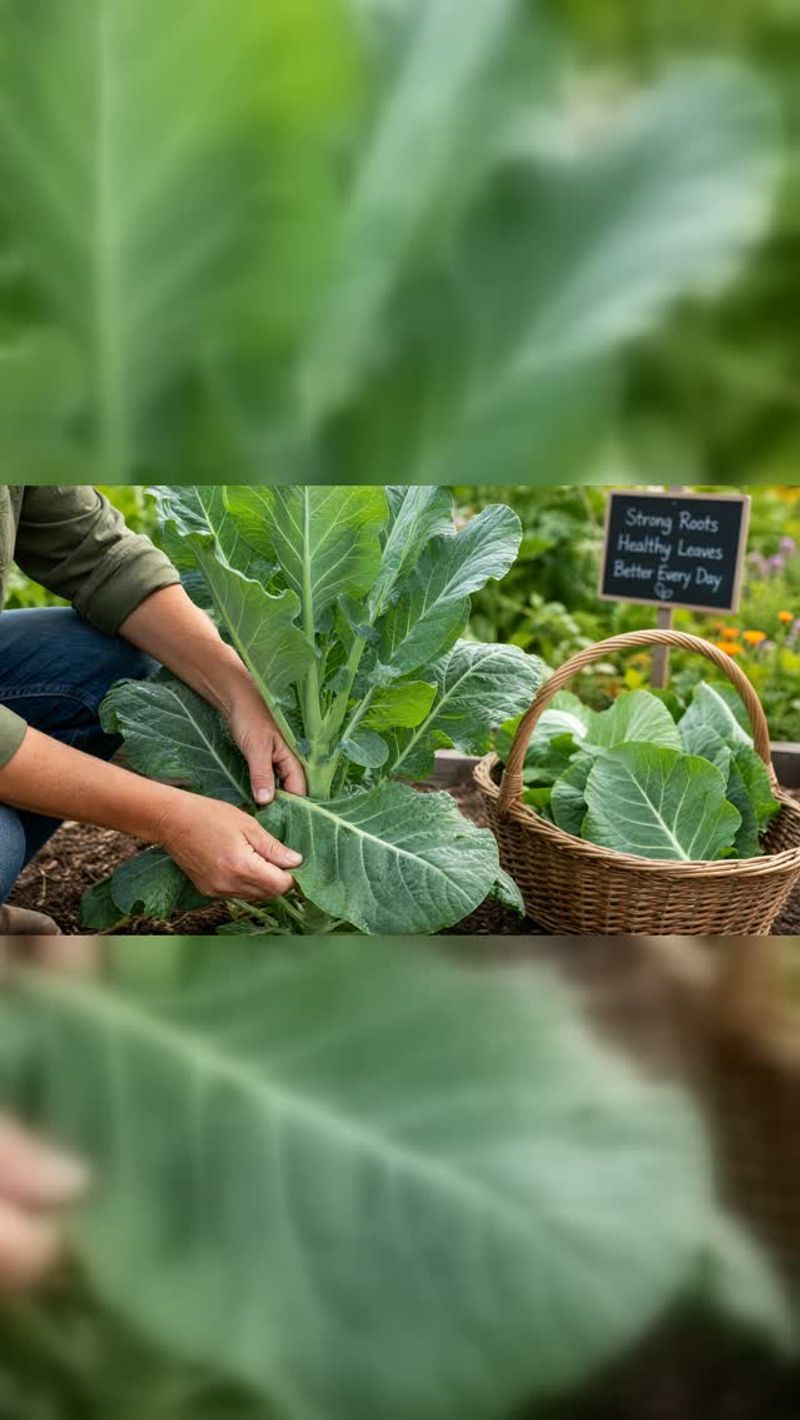 Harvest outer leaves to extend the crop’s opportunity