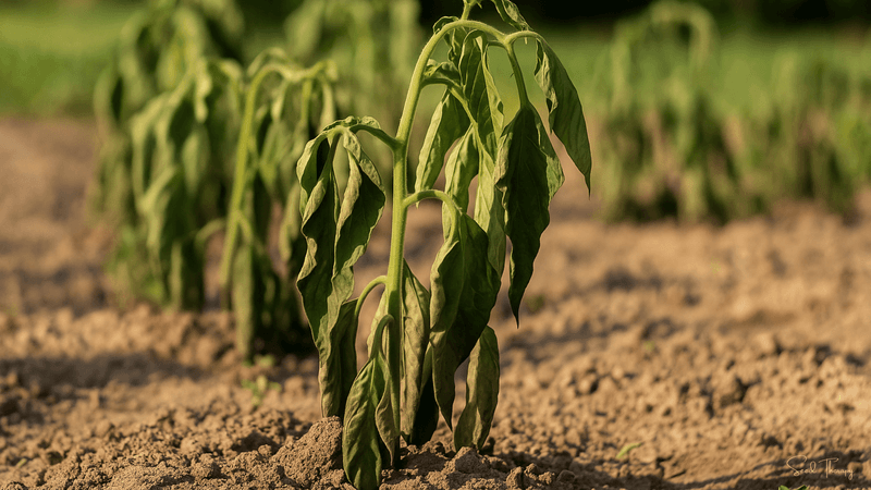Heat and disturbed roots can outpace the plant