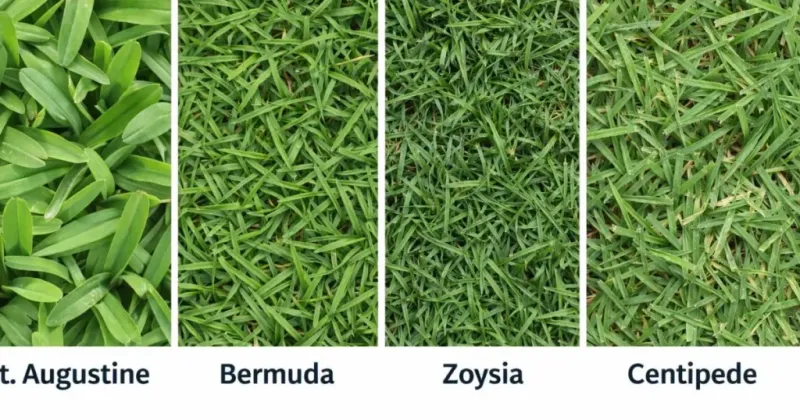 Identify the grass before changing the mower