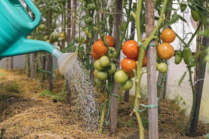 If the soil is dry, restore deep and even moisture
