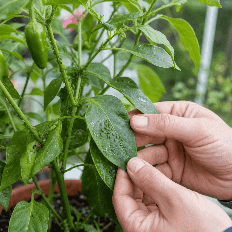 Inspect roots, stems, leaves, and flowers for a second problem Inspect roots, stems, leaves, and flowers for a second problem