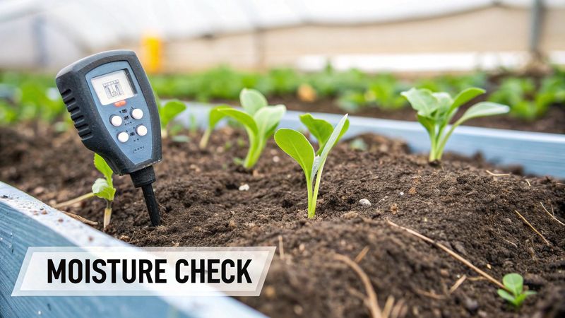 Inspect the root zone before changing the schedule