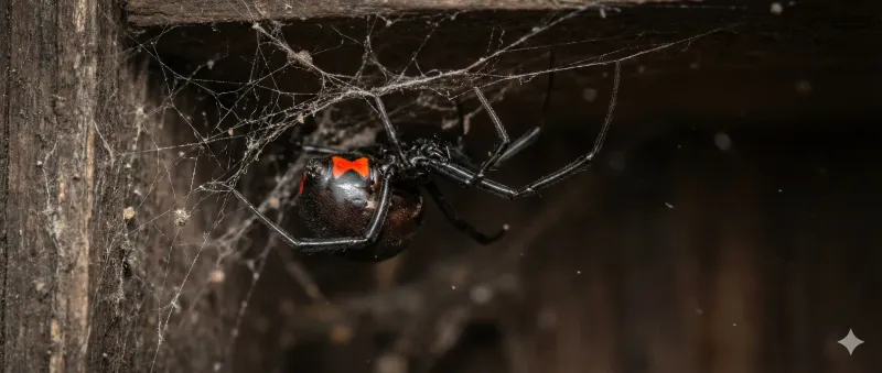 Keep Webs Away from People, Structures, and Fire Hazards
