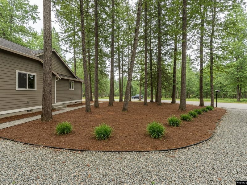 Keep wildlife habitat, but move the busiest cover away from the wall