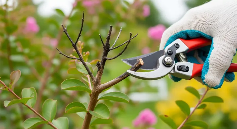 Make one light deadheading cut at a time
