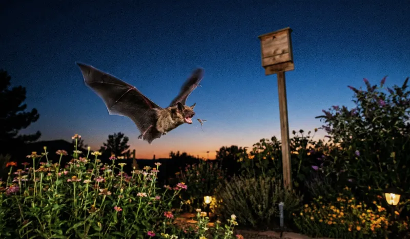 Make the yard safer and more usable for bats