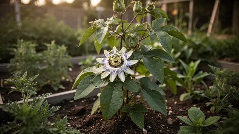 Match the planting site to maypop’s needs
