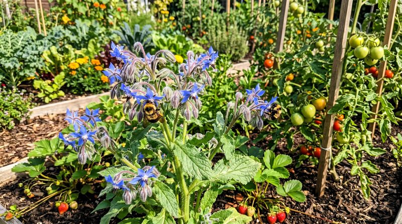 Nearby strawberries may benefit, but the evidence stays narrow