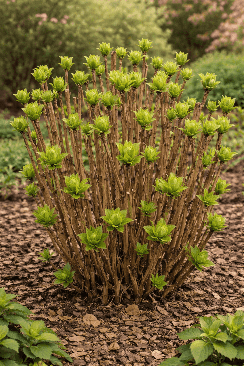 Old wood may have lost the season’s flower buds