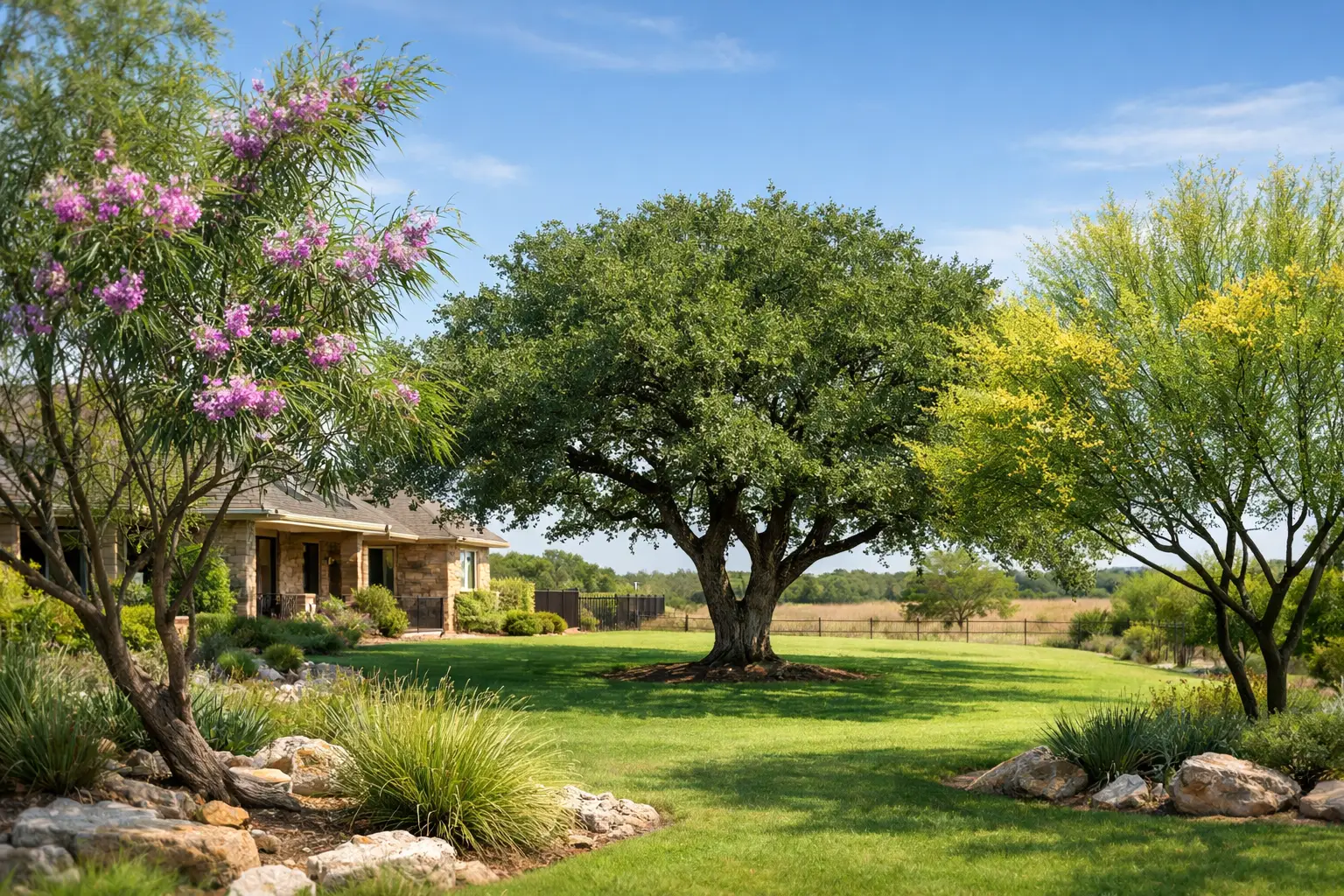 Plan for the mature shade you want Plan for the mature shade you want