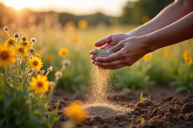 Prepare the surface and place seed shallowly