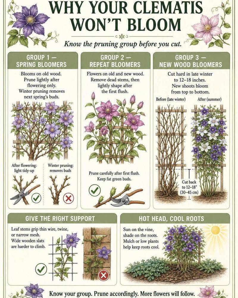 Pruning mistakes affect flowers more often than plant survival