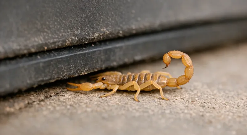 Reduce the clutter and insects around entryways