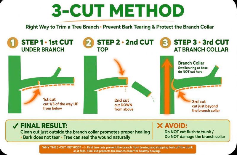 Safe pruning protects both the tree and the homeowner
