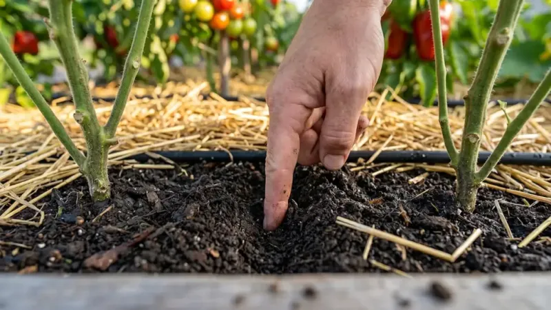 Stabilize moisture before changing the soil Stabilize moisture before changing the soil