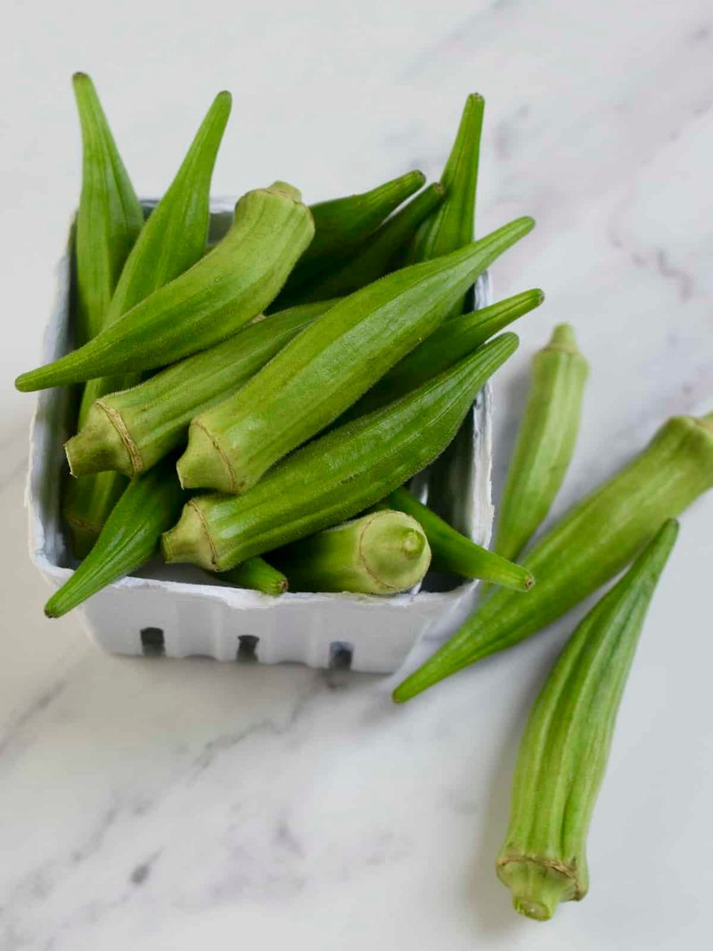 Store fresh pods carefully and watch for chilling injury