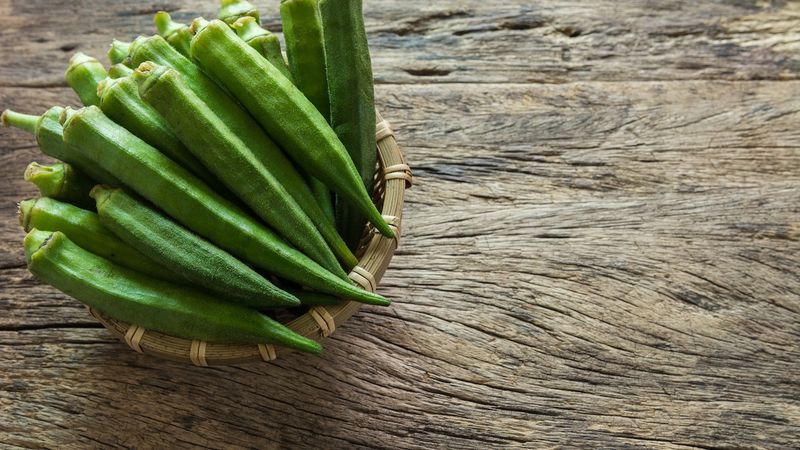 Store harvested okra carefully