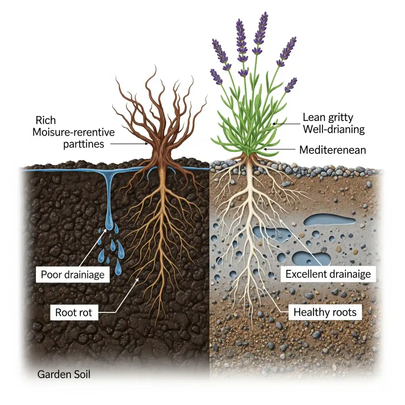 Support the plant with lean soil and good drainage