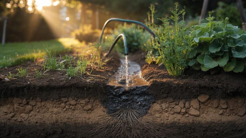 The common watering slip happens at the soil surface