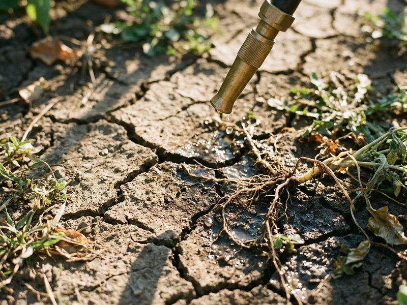 The watering problem is usually a dry-to-wet swing