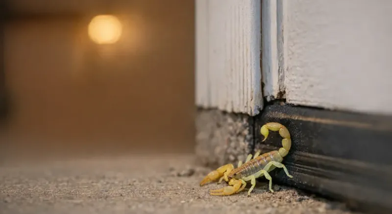 Use exclusion and habitat modification to reduce household scorpions
