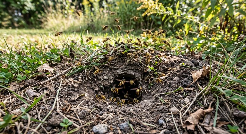 Use flight paths to look for a nearby nest