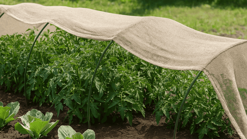 Use heat protection after you check the plant