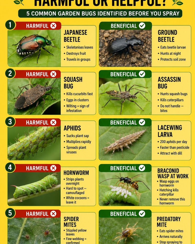 Use integrated pest management to protect both crops and predators Use integrated pest management to protect both crops and predators
