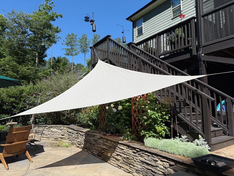 Use limited afternoon shade to reduce heat load