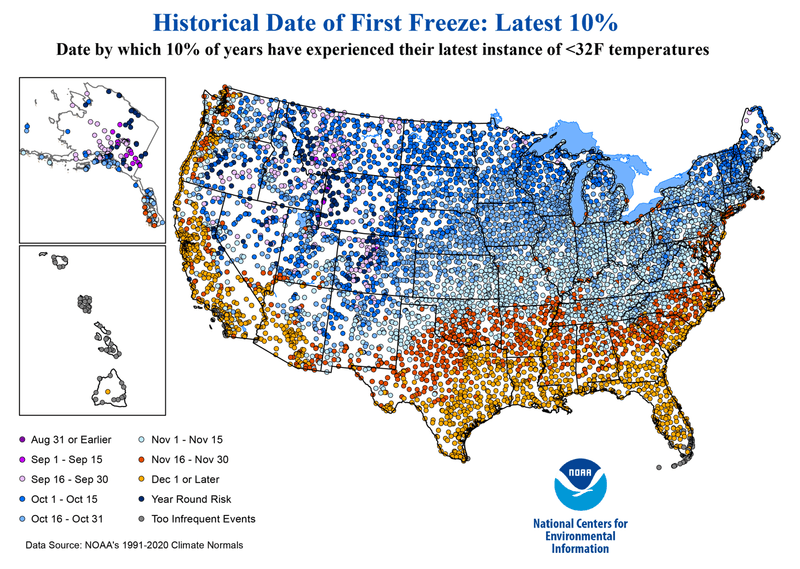 Use local freeze risk and plant condition to judge the window