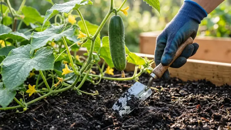 Use the soil to decide when to water