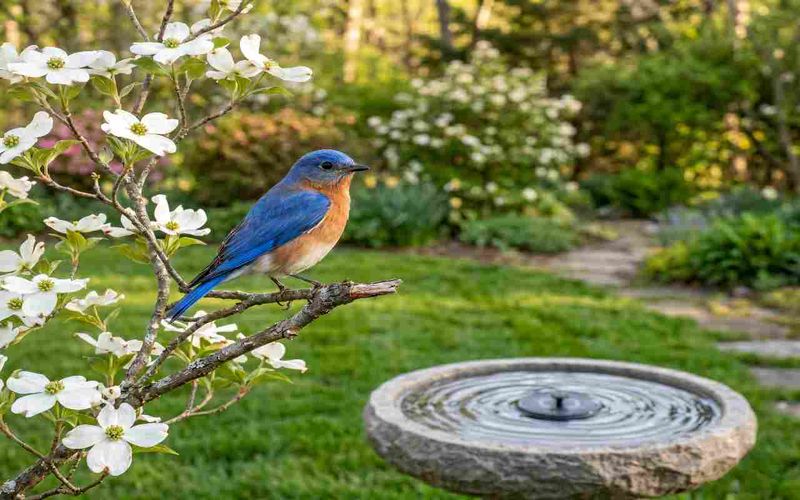 Visibility can change even when the birds remain nearby